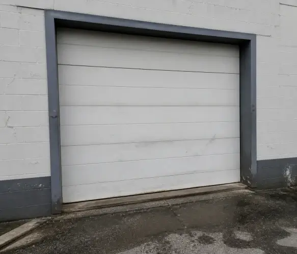 Commercial door before