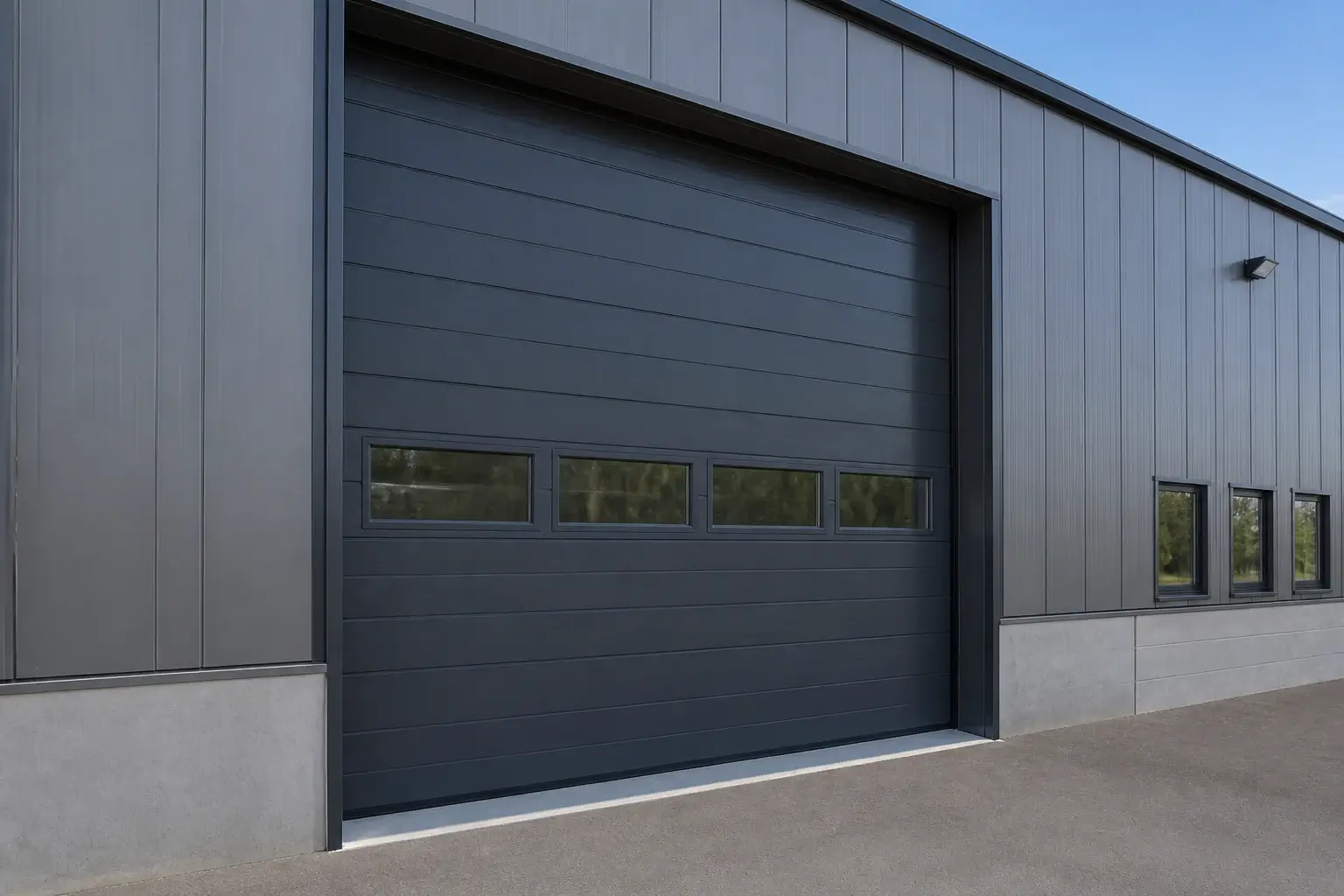 Commercial garage doors