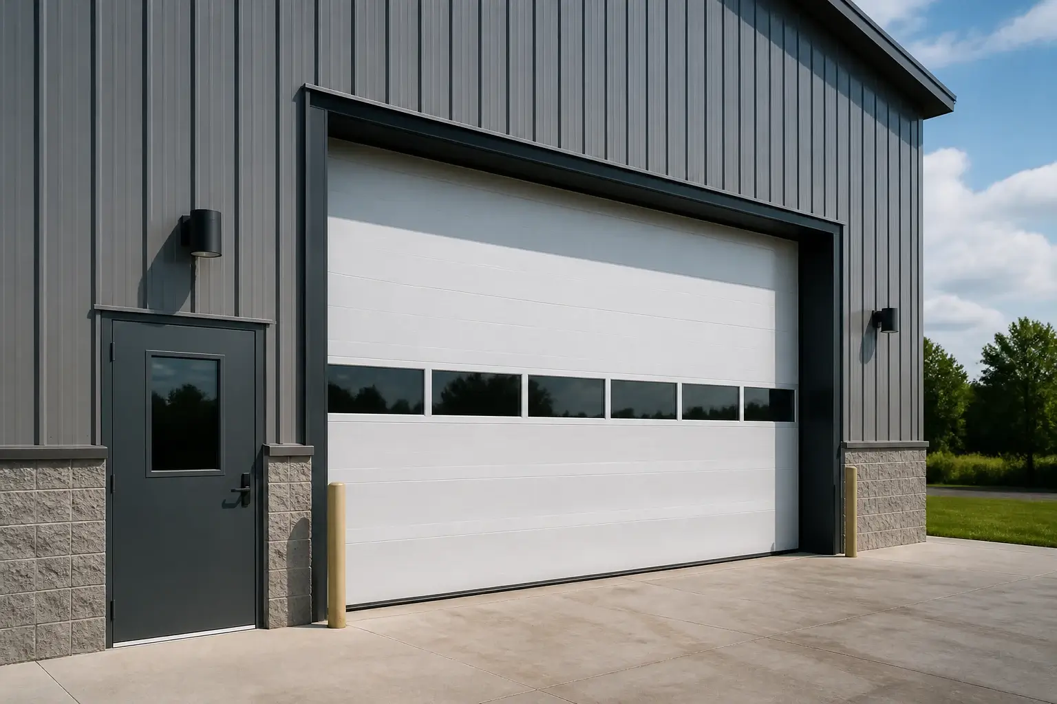 Commercial door service