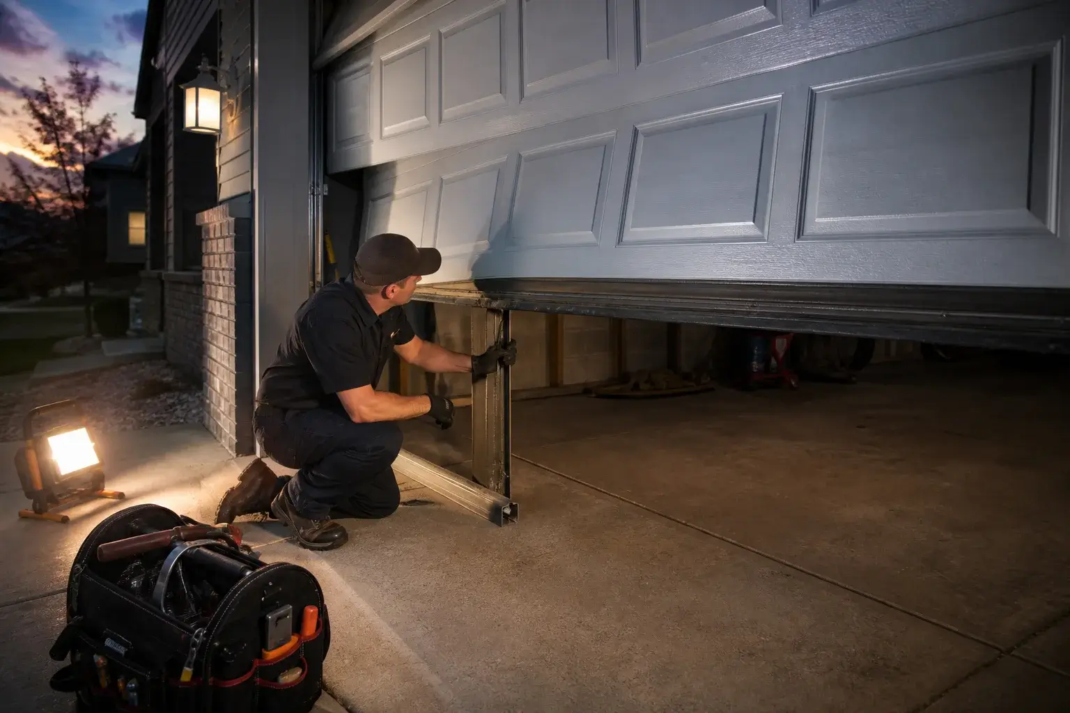 Emergency garage door service in Bargersville