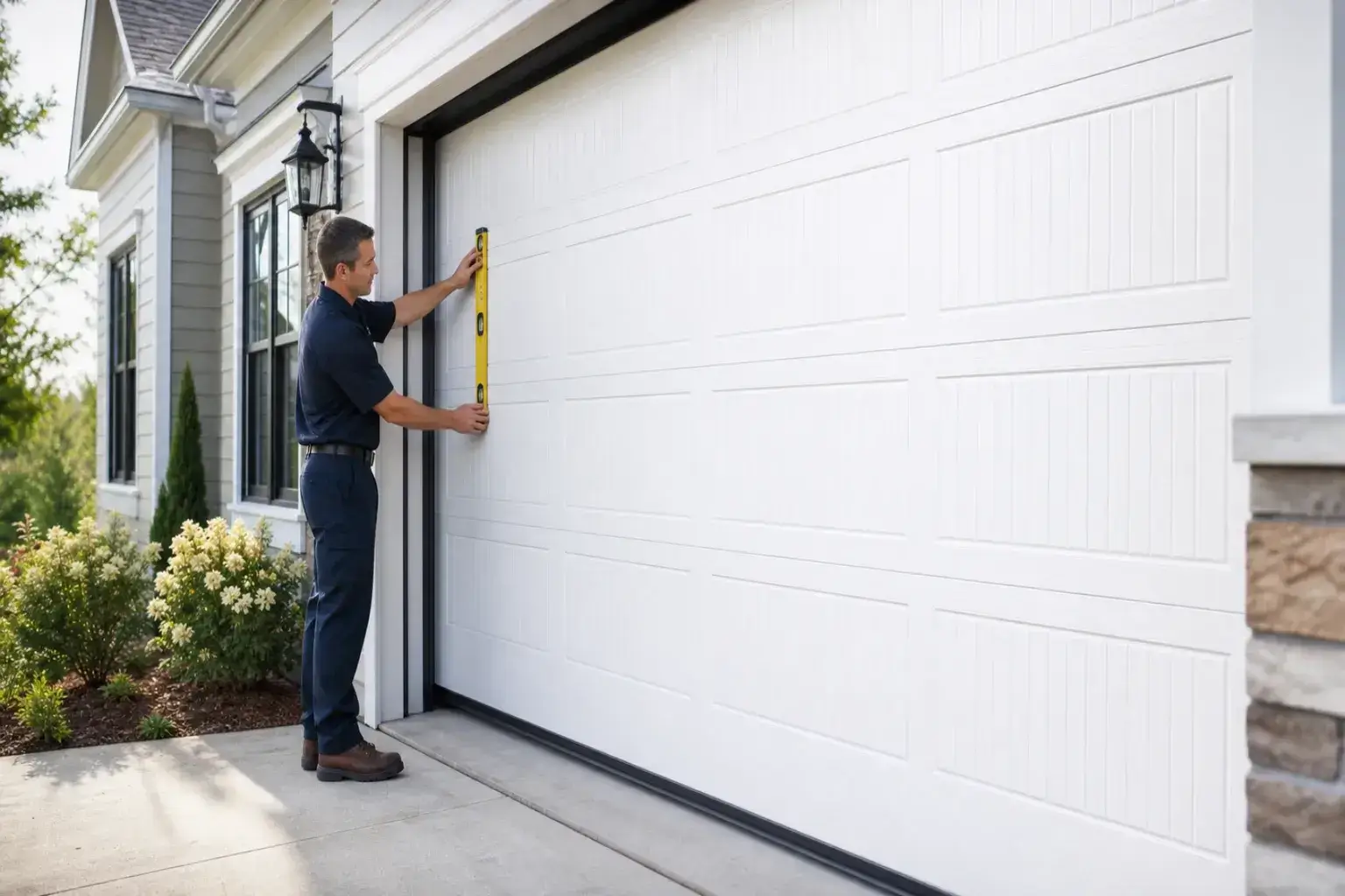 Residential garage door in Bargersville Indiana