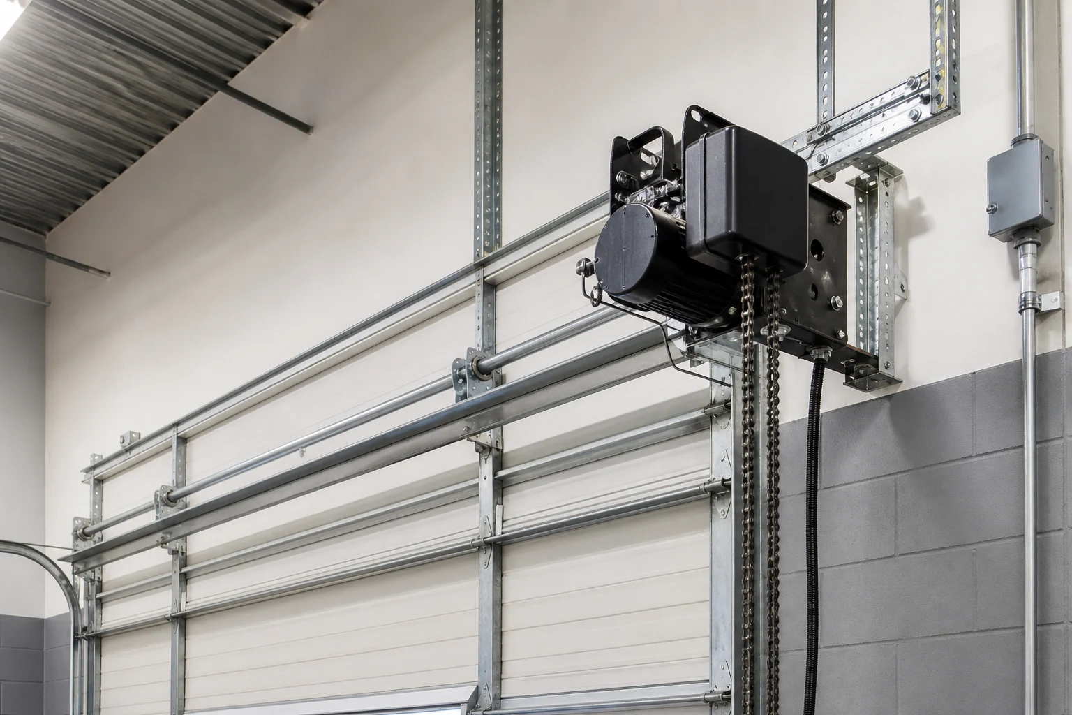 Commercial opener install