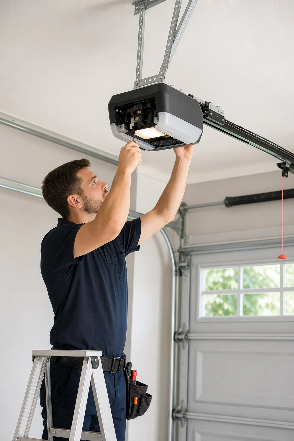 Garage motor install