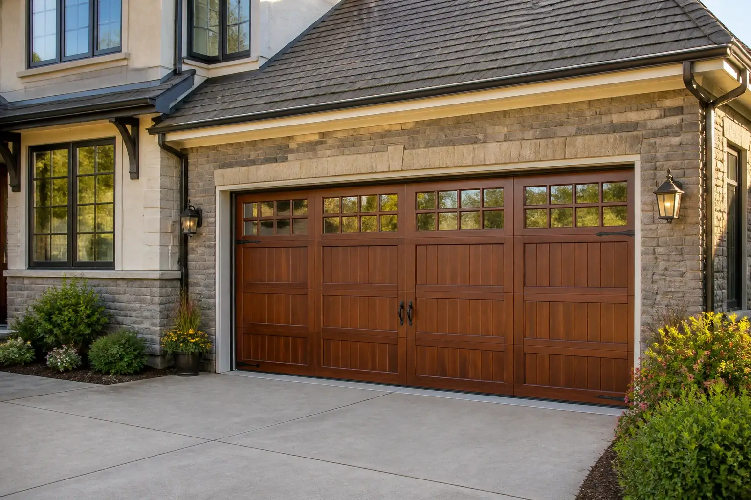 Carriage garage doors