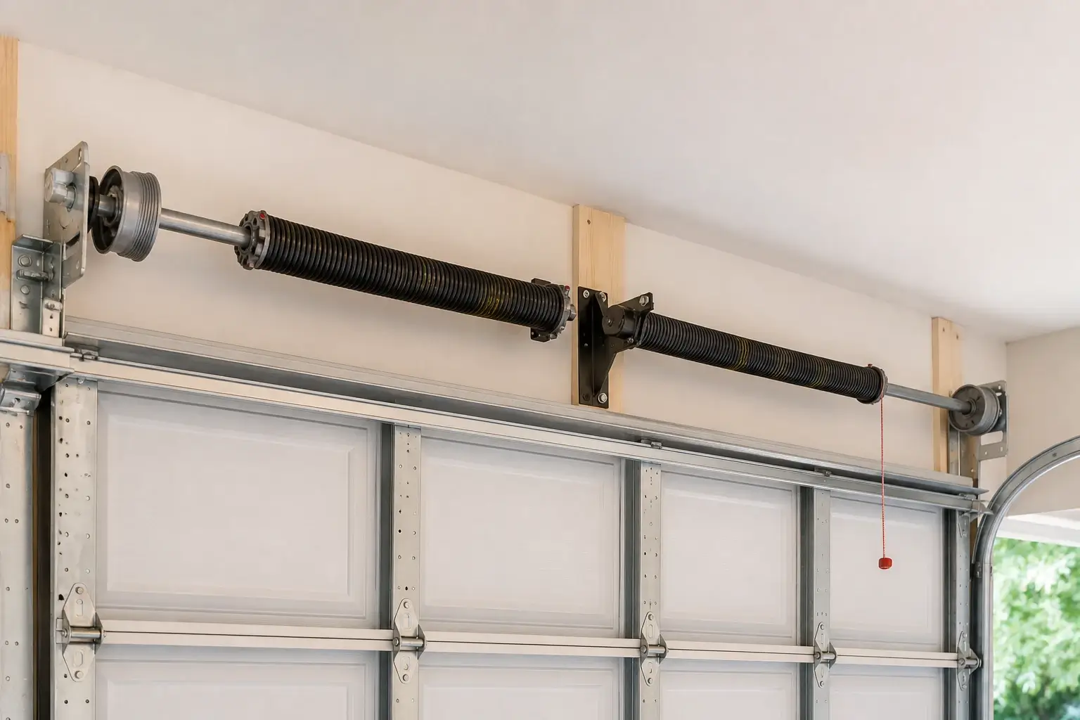 Garage spring repair